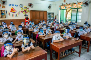 covid 19 kids at school